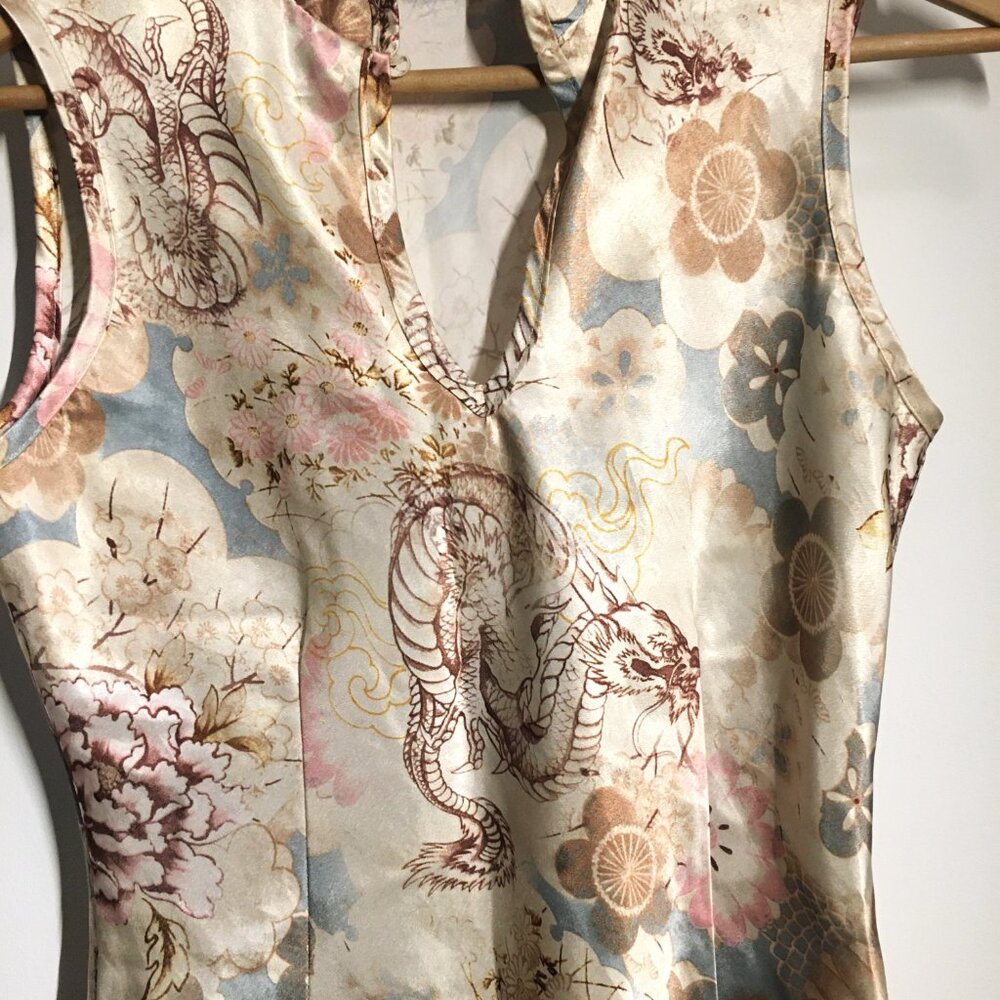 Patterned floral vest - Picture 3 of 3